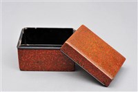 藏品(犀皮漆印盒)的圖片